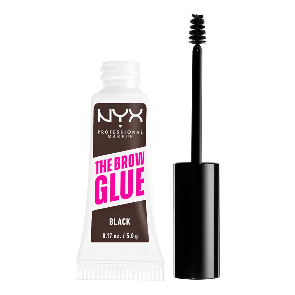 NYX PROFESSIONAL MAKE UP THE BROW GLUE eyebrow gel #black 5 gr