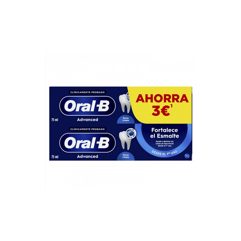 ORAL-B STRENGTHENS ENAMEL toothpaste 2 x 75 ml