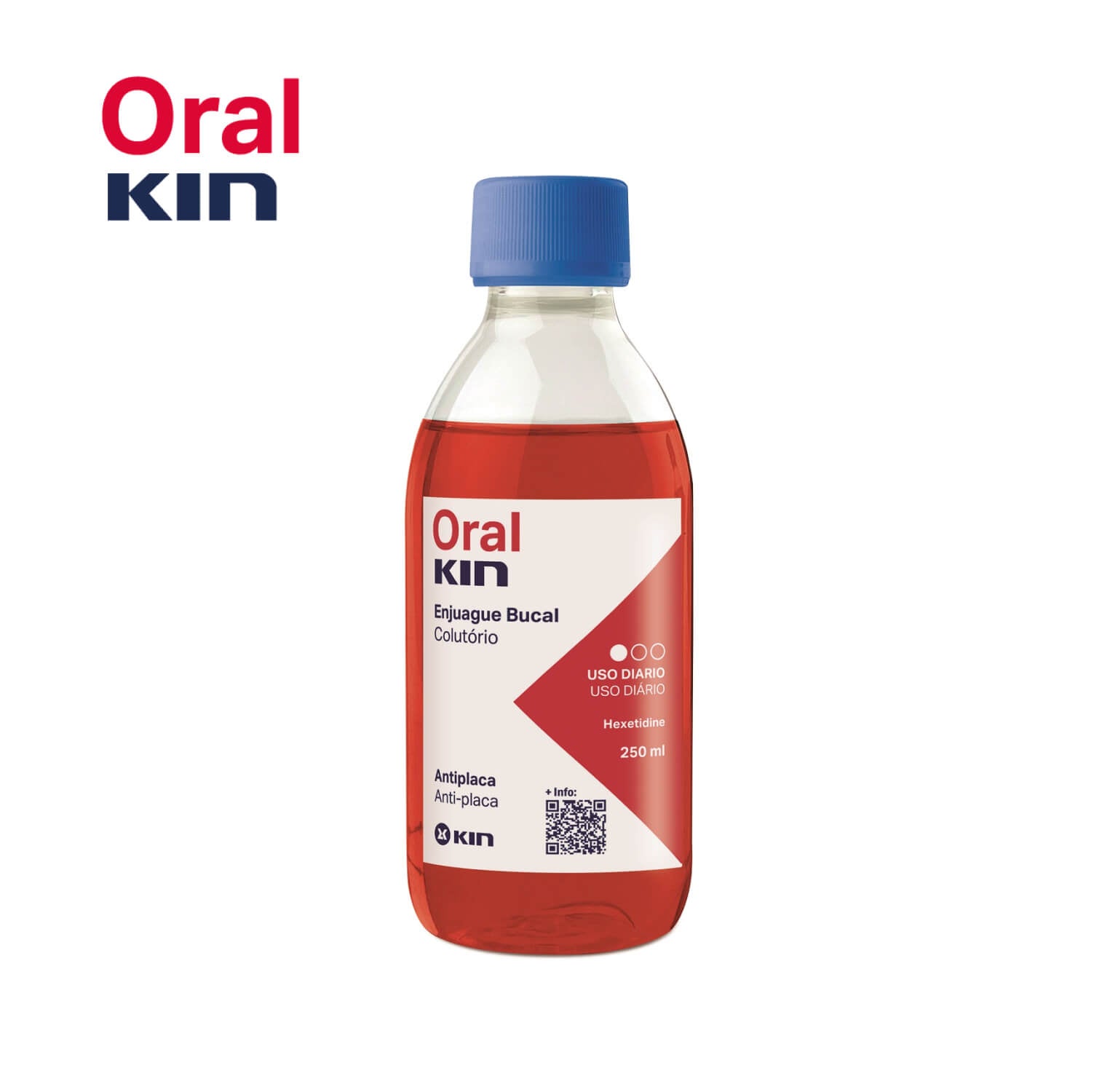 ORALKIN ENJUAGUE BUCAL ANTI-PLACA set 2 pz