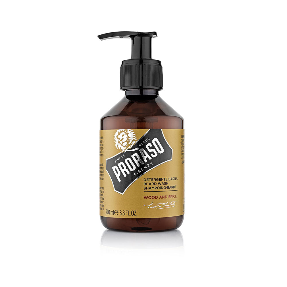 PRORASO WOOD AND SPICE beard shampoo 200 ml