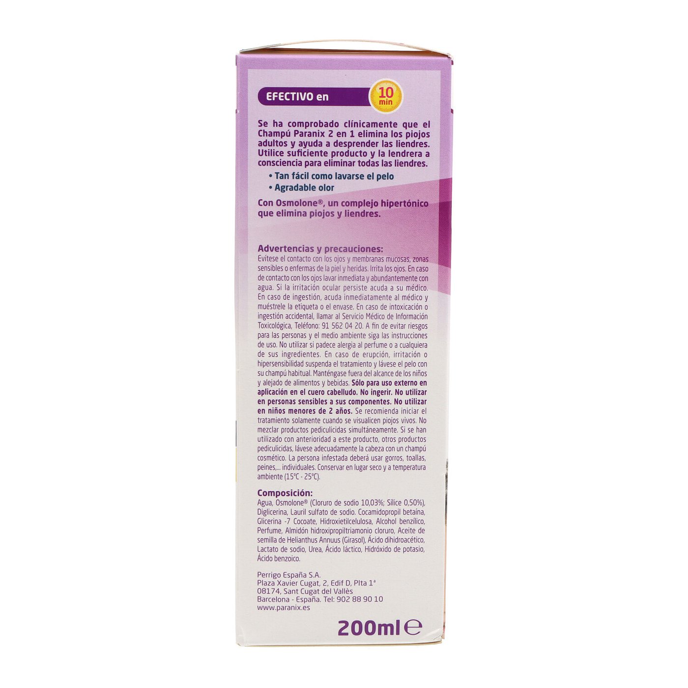 PARANIX ELIMINATES LICE AND NITS SHAMPOO SET 2 pcs