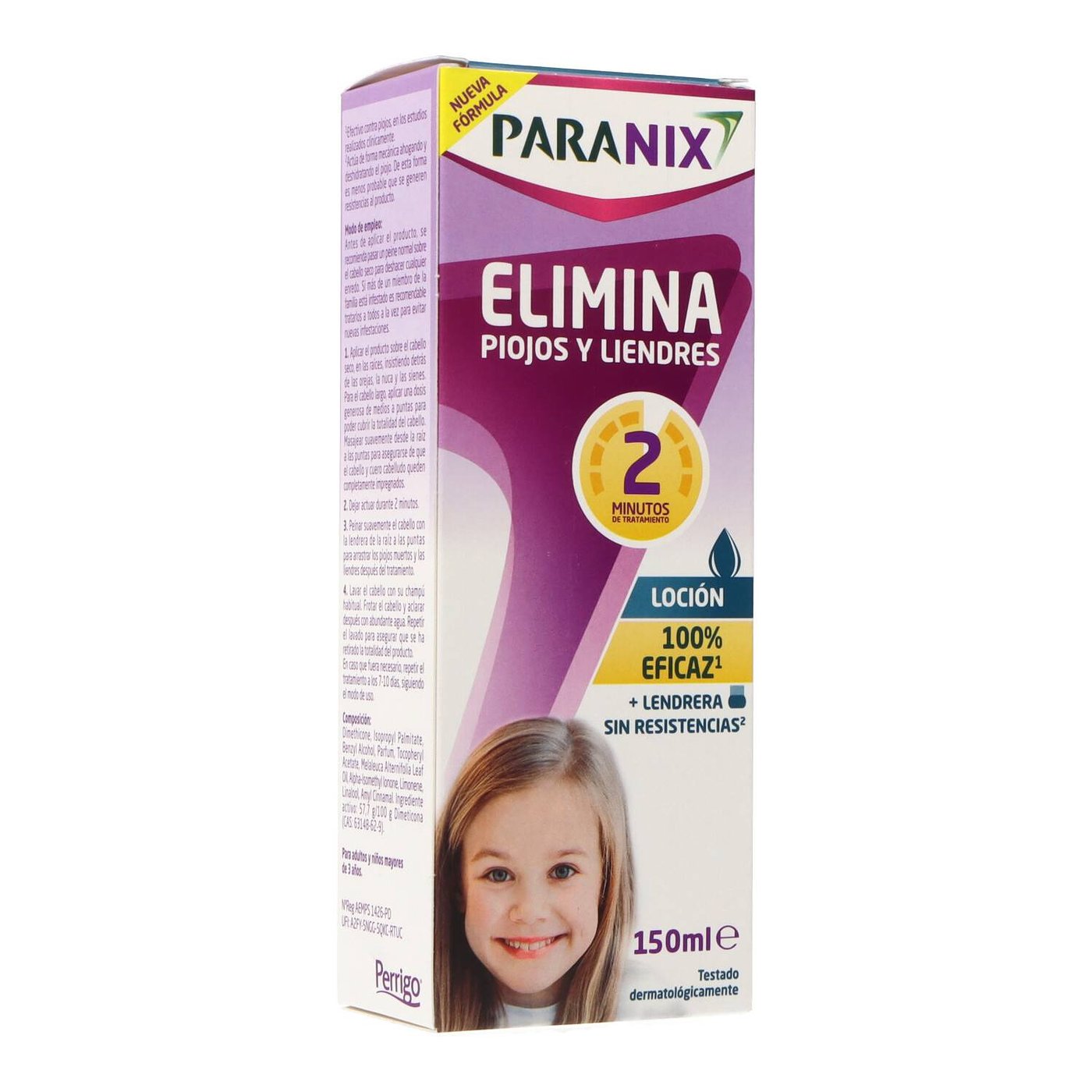 PARANIX ELIMINA PIOJOS Y LIENDRES LOCIÓN LOTE 2 pz