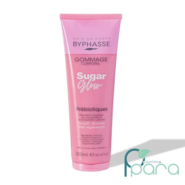 BYPHASSE SUGAR GLOW prebiotic body scrub 300 ml