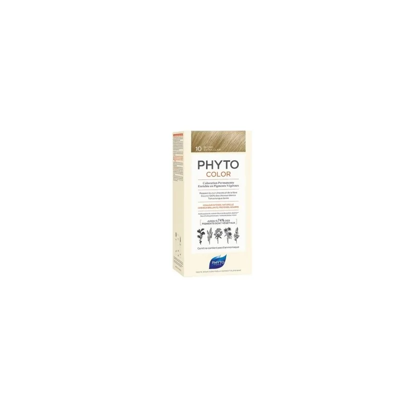 PHYTOCOLOR #10-rubio extra claro 4 u