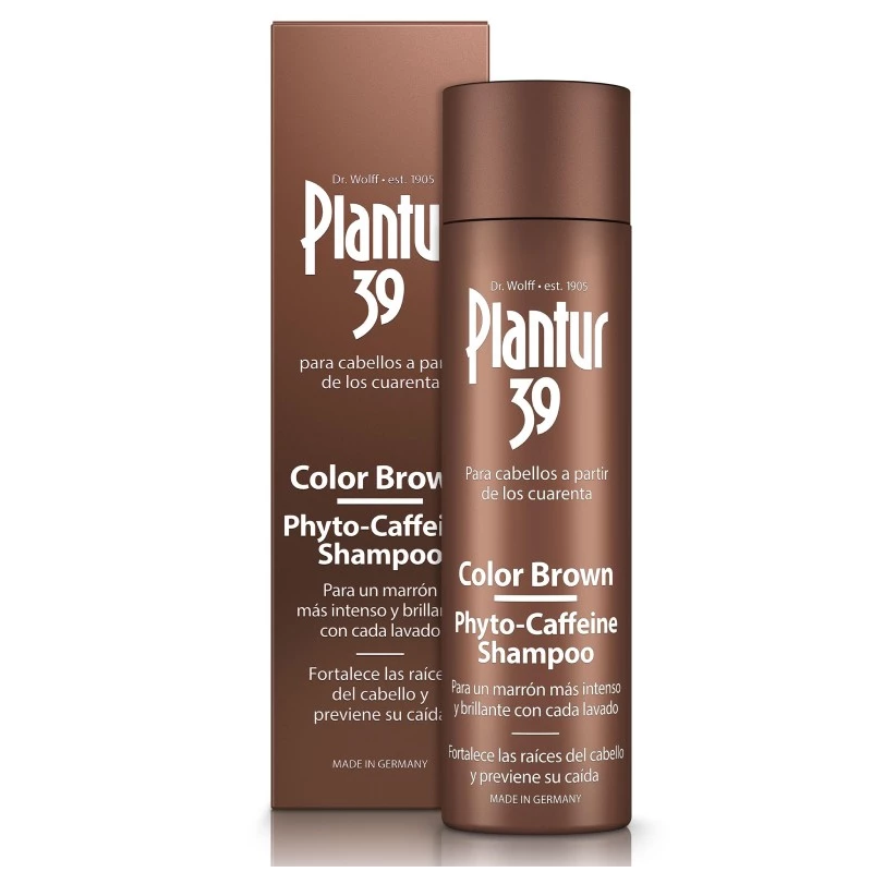 PLANTUR 39 PHYTO-CAFFEINE COLOR BROWN anti-hair loss shampoo for brown hair 250 ml