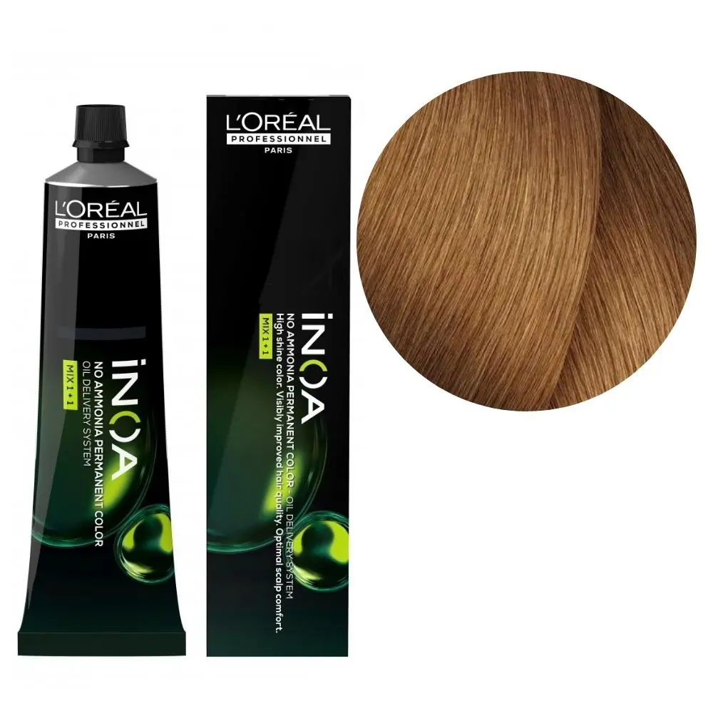 L'ORÉAL PROFESSIONNEL PARIS INOA no ammonia permanent color #8.34 60 gr