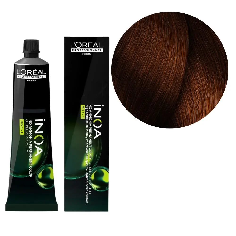 L'ORÉAL PROFESSIONNEL PARIS INOA no ammonia permanent color #4.45 60 gr