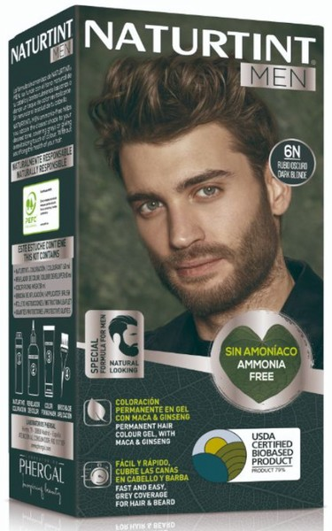 NATURTINT MEN ammonia-free dye #6N dark blonde 1 unit