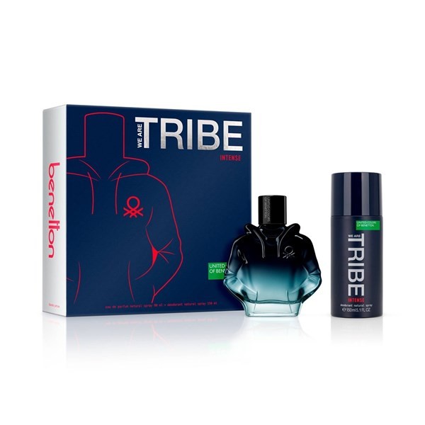 BENETTON WE ARE TRIBE INTENSE MEN CASE 2 pcs