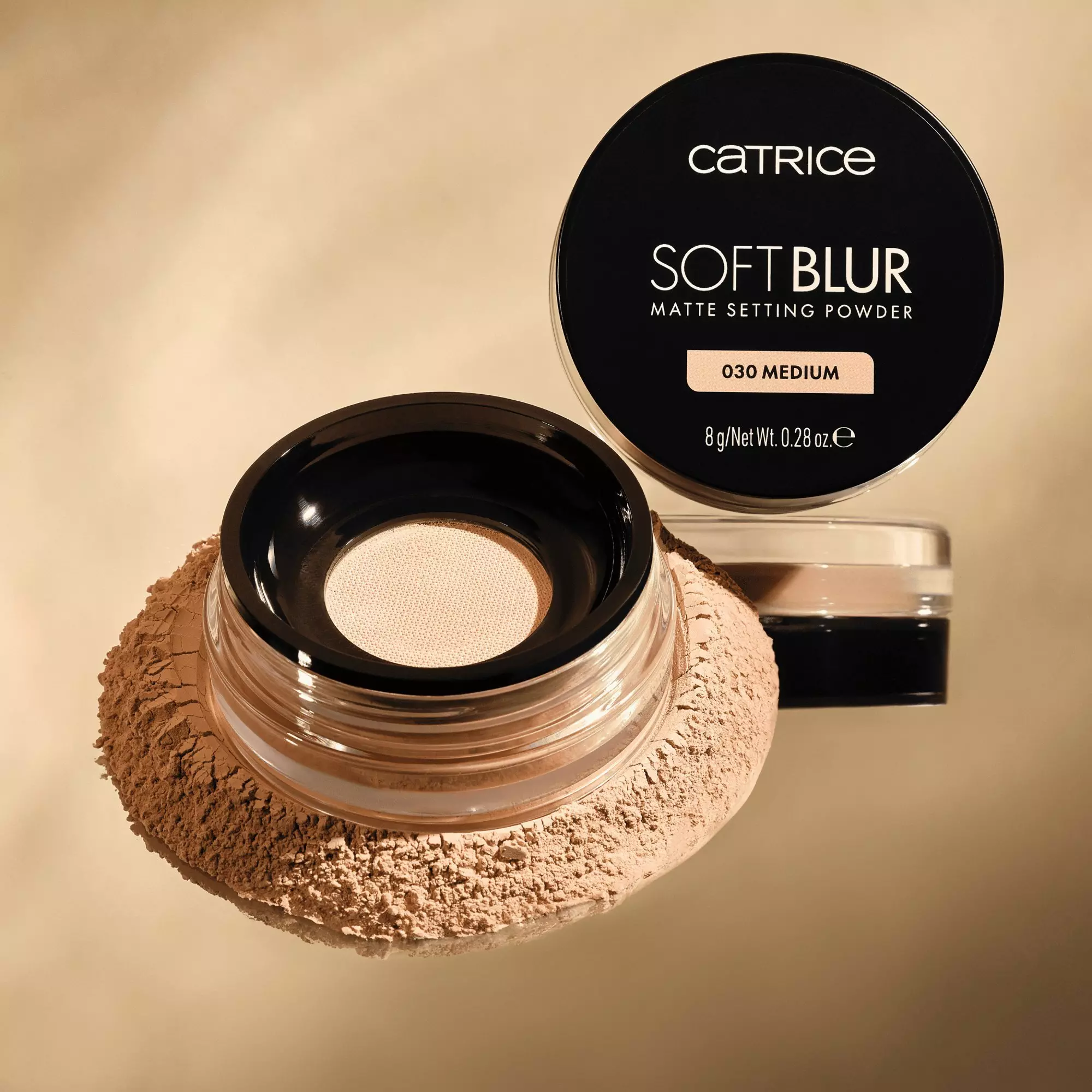 CATRICE SOFT BLUR mattifying setting powder #030-Medium 8 gr