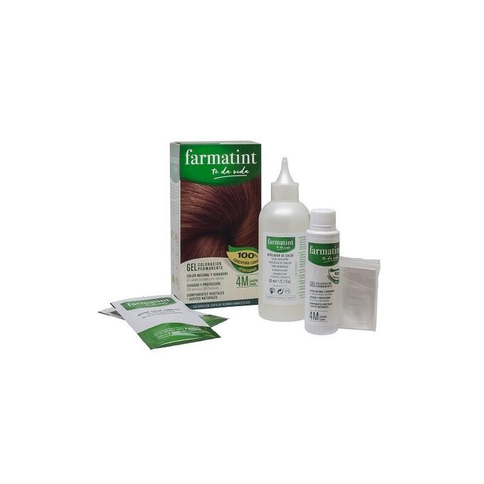FARMATINT GEL permanent color #4m-mahogany chestnut 5 units