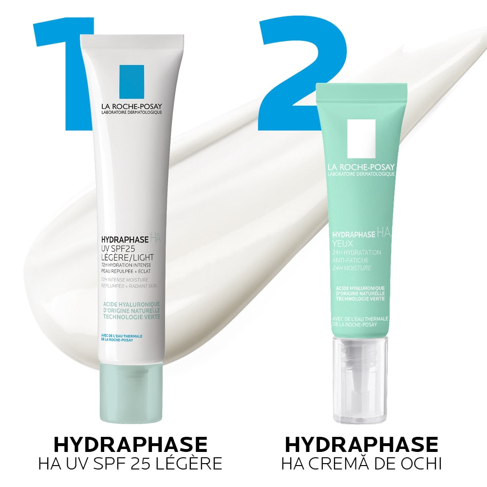 LA ROCHE POSAY HYDRAPHASE HA UV LIGHT moisturizes and protects against UV rays with hyaluronic acid SPF25 40 ml