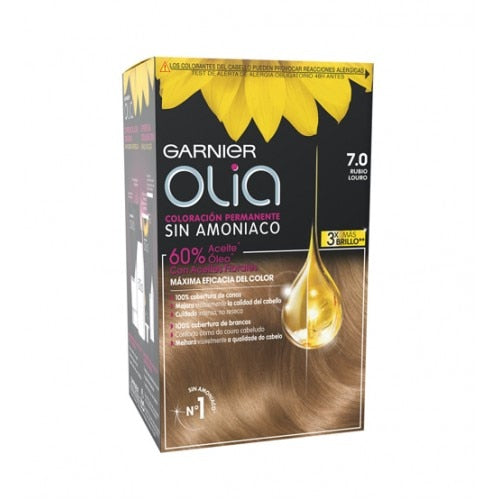 GARNIER OLIA coloración permanente sin amoniaco #7.0-rubio 1 u