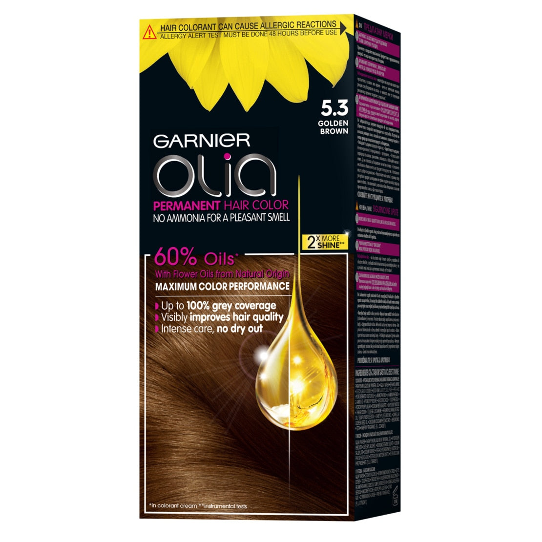 GARNIER OLIA coloración permanente sin amoniaco #5.3-capuccino 1 u