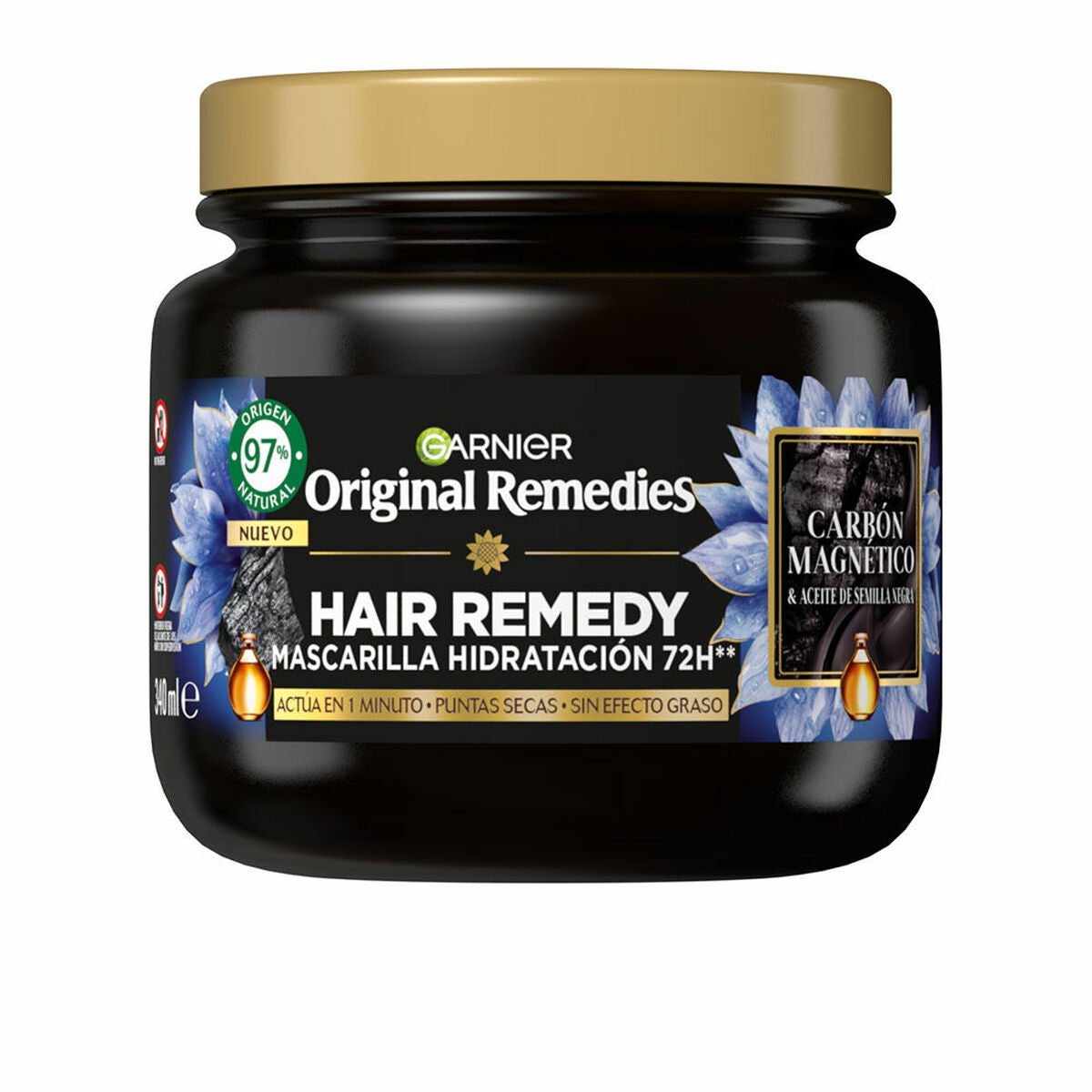 GARNIER ORIGINAL REMEDIES magnetic charcoal mask 340 ml