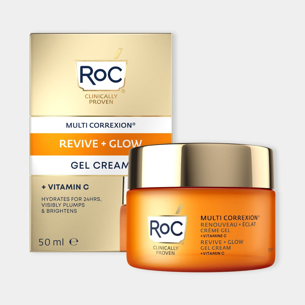 ROC REVIVE + GLOW gel cream 50 ml