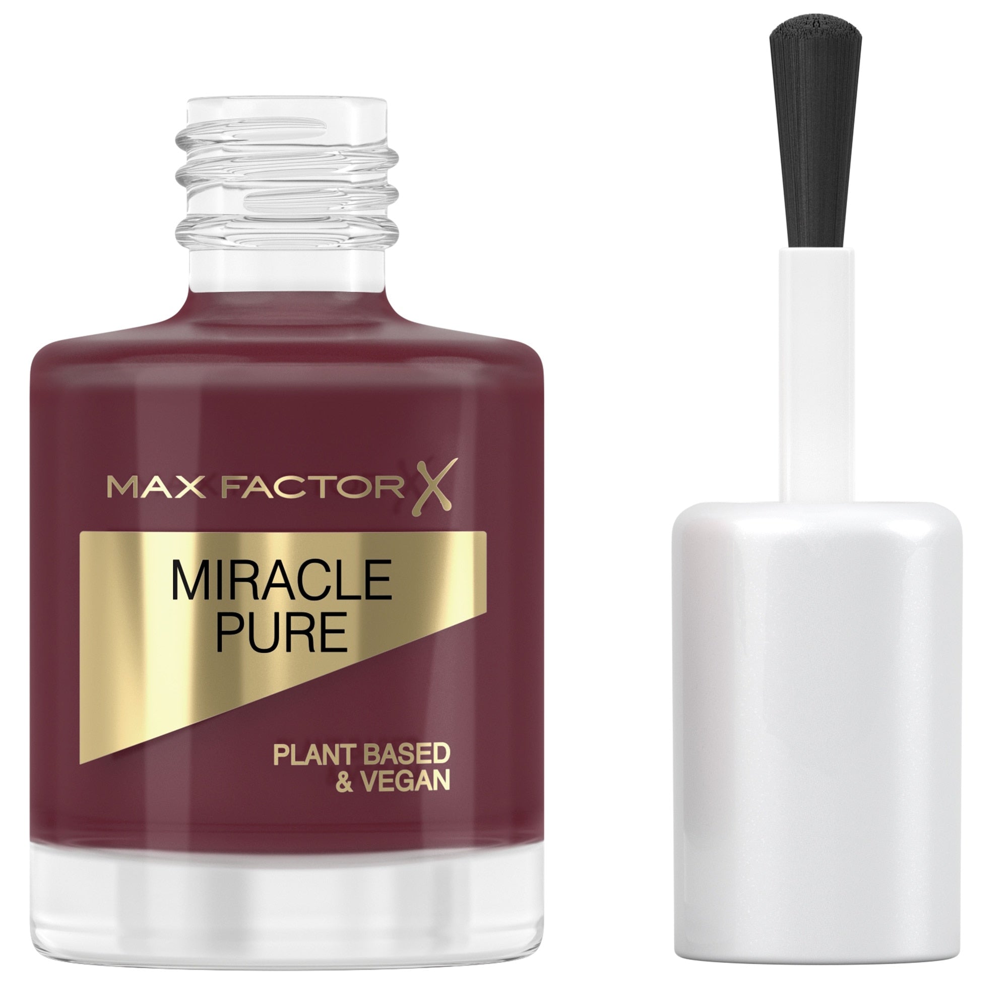 MAX FACTOR MIRACLE PURE nail polish #373-regal garnet