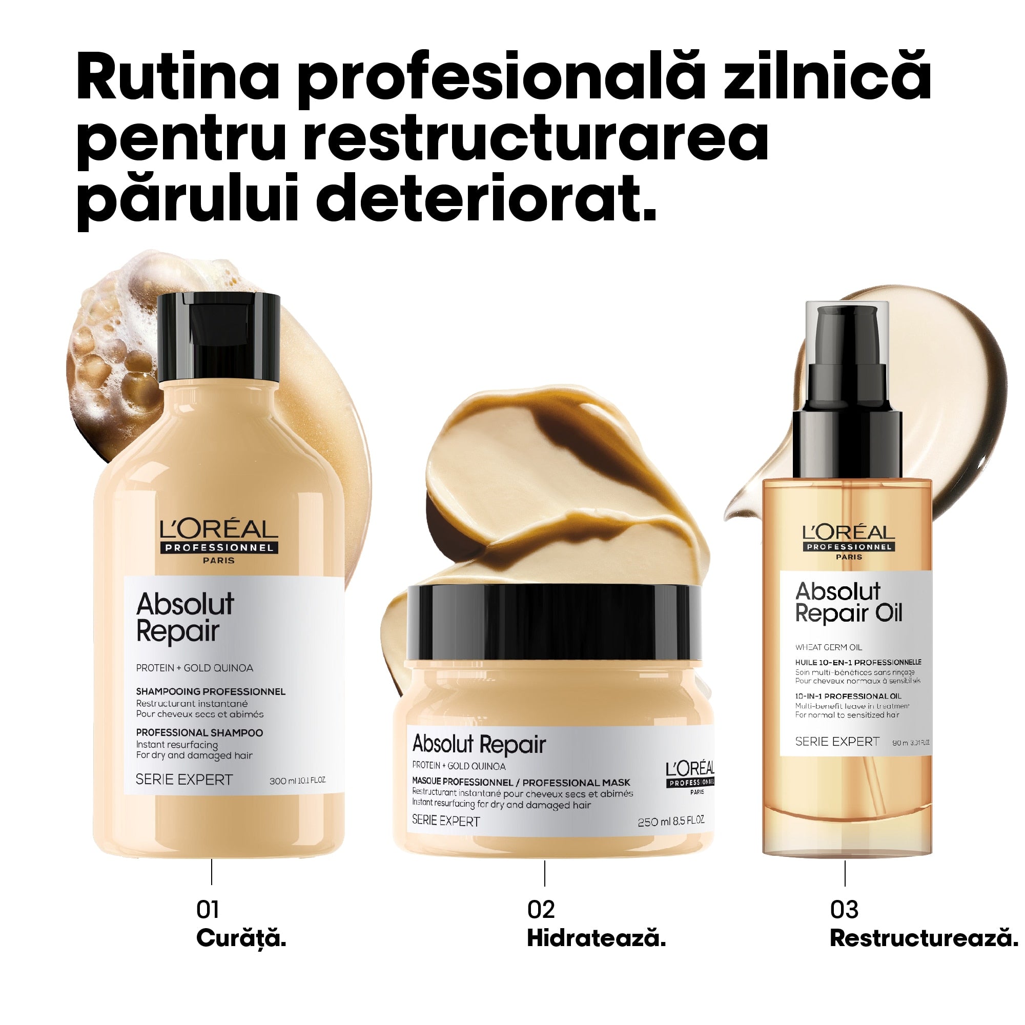 L'ORÉAL PROFESSIONNEL PARIS ABSOLUT REPAIR shampoo refill 500 ml