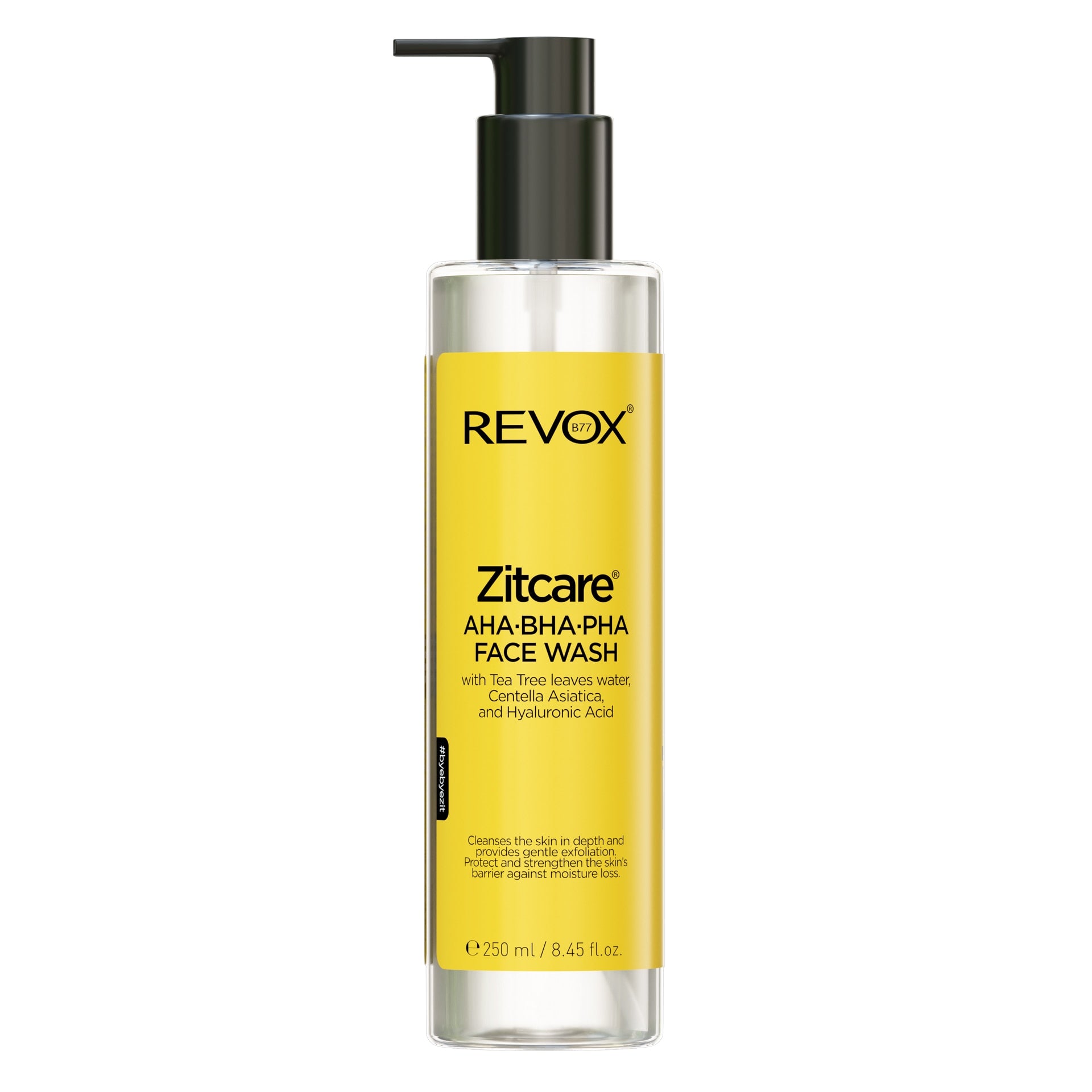 REVOX B77 ZITCARE AHA.BHA.PHA. face wash 250ml