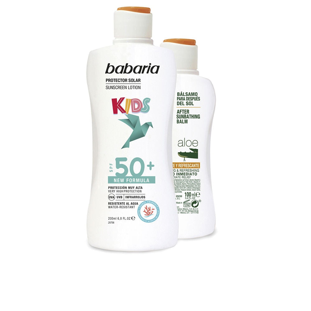BABARIA SOLAR INFANTIL SPF50+ MILK LOT 2 pz