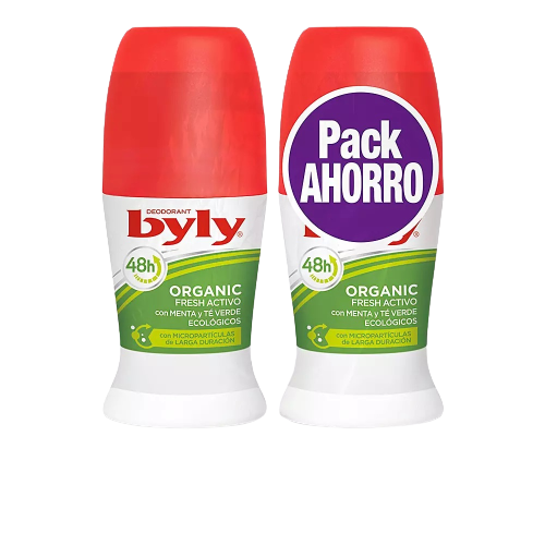 BYLY ORGANIC EXTRA FRESH deodorant ROLL-ON set