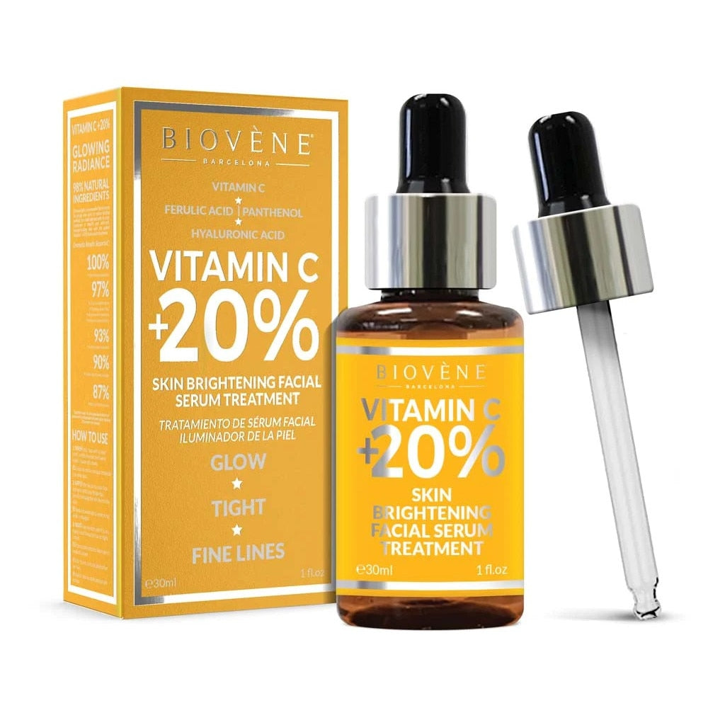 BIOVÈNE VITAMIN C +20% skin brightening facial serum treatment 30 ml