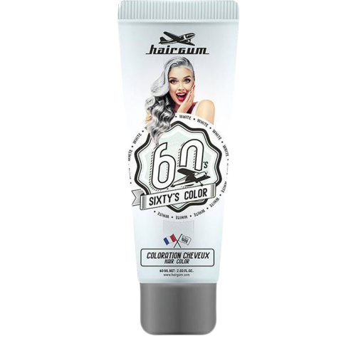 HAIRGUM SIXTY'S COLOR hair color #white