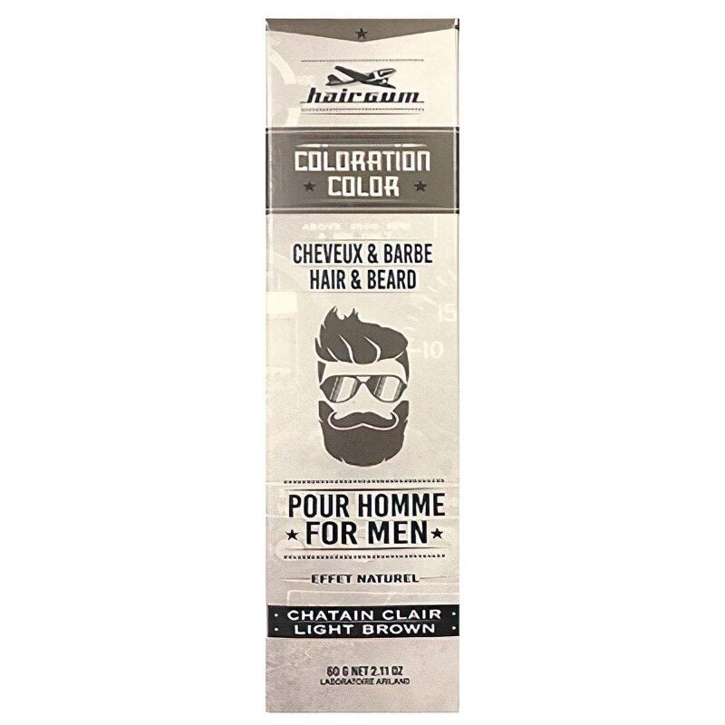 HAIRGUM COLORATION beard and hair dye #5.1-Light Brown 60 gr