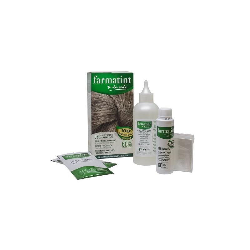 FARMATINT GEL permanent coloring #6c-dark ash blonde 5 units