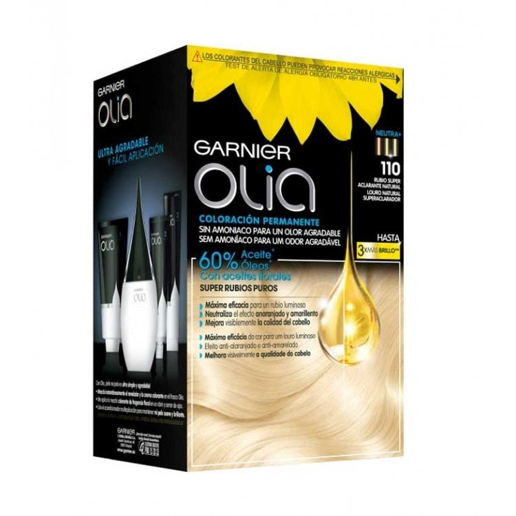 GARNIER OLIA coloración permanente #110 rubio super aclarante 1 u