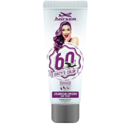 HAIRGUM SIXTY'S COLOR hair color #violet