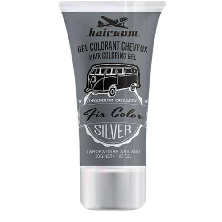 HAIRGUM FIX COLOR gel colorant #silver