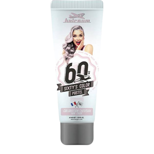 HAIRGUM SIXTY'S COLOR hair color #milky pink