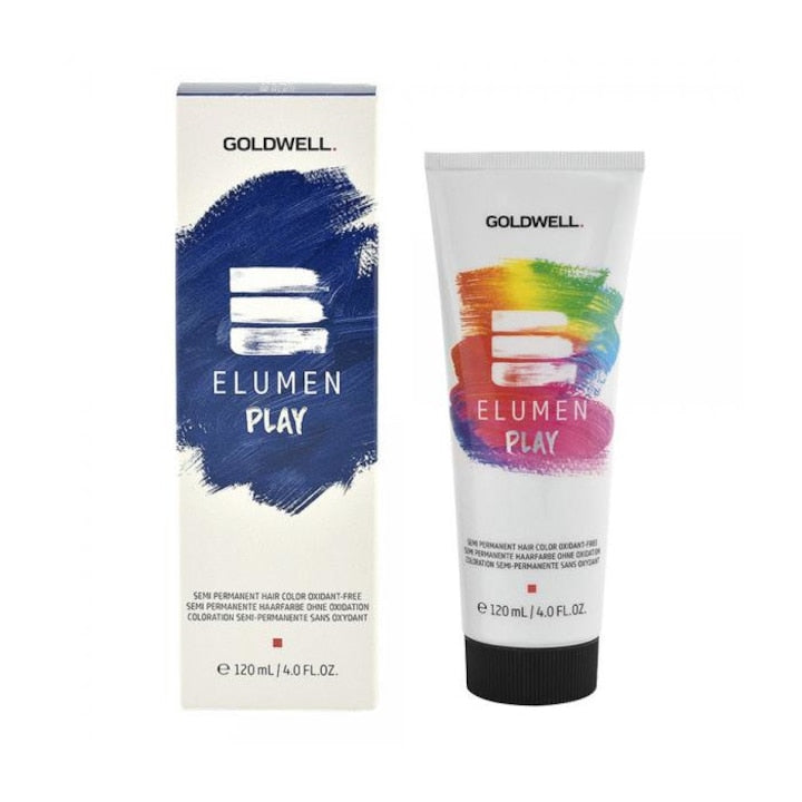 GOLDWELL ELUMEN PLAY semi permanent hair color oxidant-free #blue 120 ml