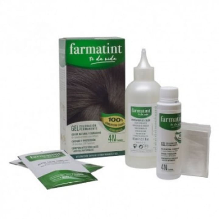 FARMATINT GEL permanent color #4n-brown 5 units