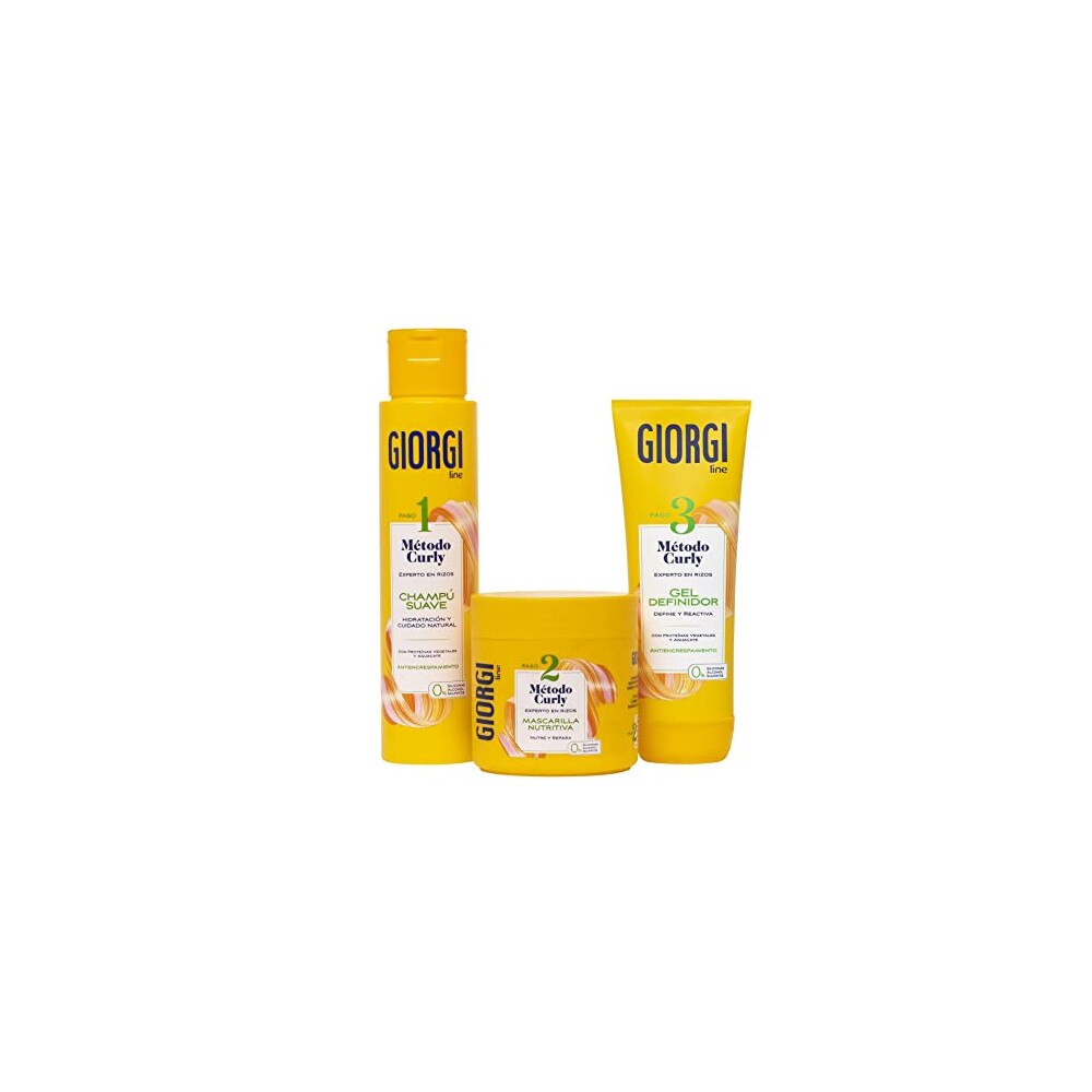 GIORGI LINE GIORGI CURLY METHOD LOT 3 pcs