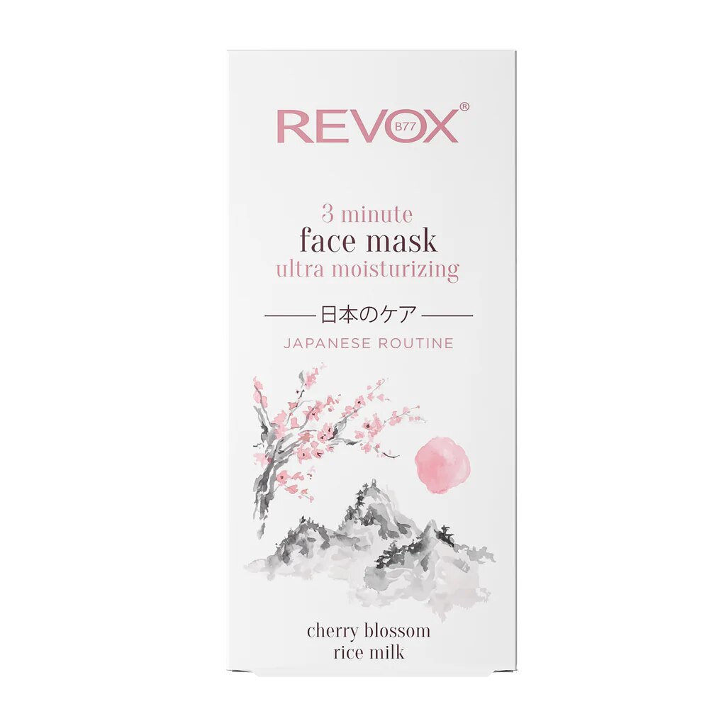 REVOX B77 JAPANESE RITUAL 3 minute face mask ultra moisturizing 30 ml