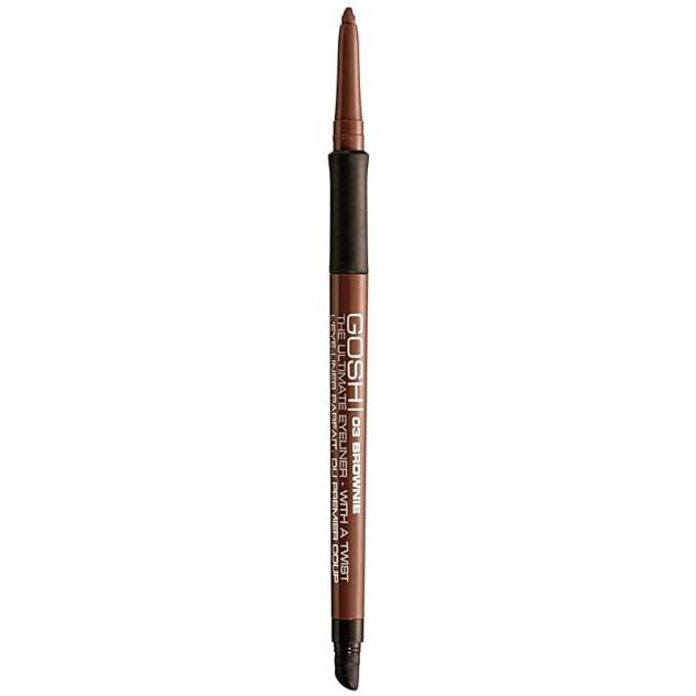 GOSH THE ULTIMATE eyeliner with a twist #03-brownie 0.4 gr