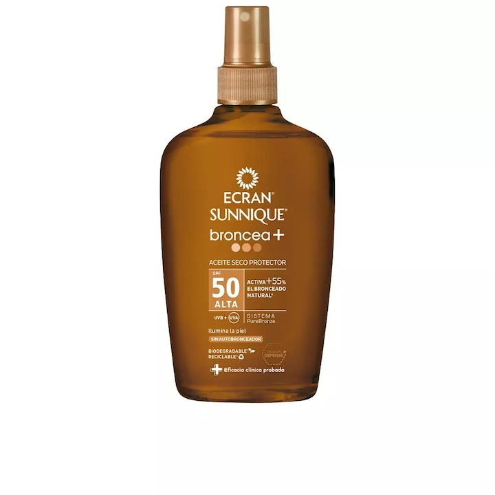 ECRAN SUNNIQUE BRONZE+ vapo oil SPF50 200 ml
