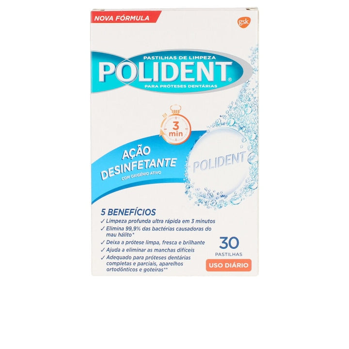 POLIDENT ORIGINAL CLEANING TABLETS 30 units