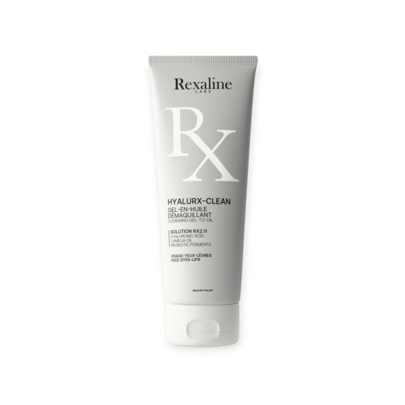 REXALINE HYALURX-CLEAN oil-based makeup remover gel 125 ml