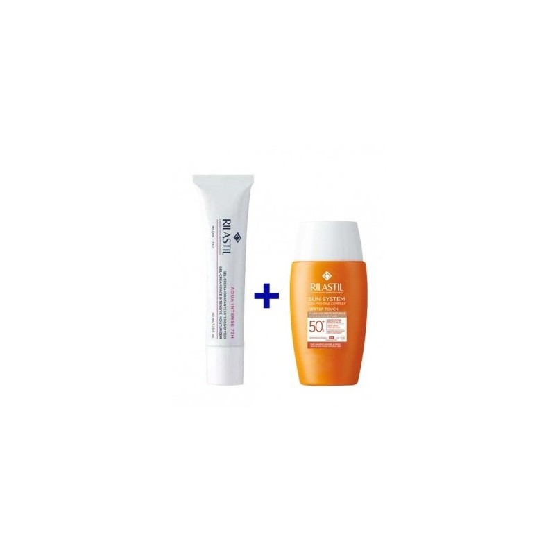 RILASTIL AQUA INTENSE 72H + SUNSCREEN SPF50 CASE 2 pcs