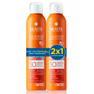 RILASTIL SUN SYSTEM SPF50+ BABY transparent spray pack 2 x 200 ml