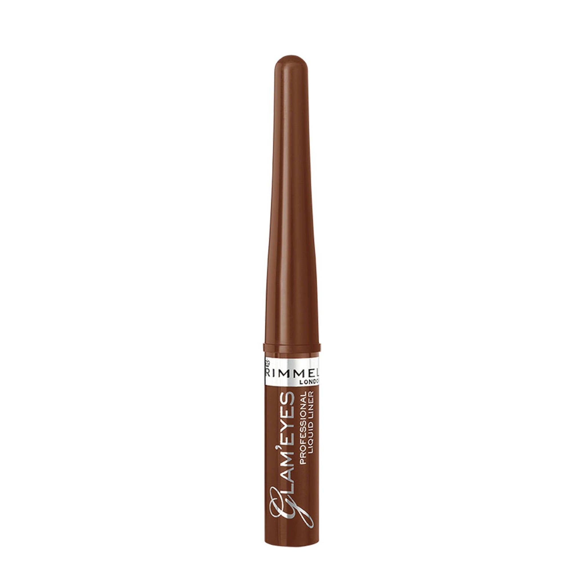 RIMMEL LONDON GLAM'EYES PROFESSIONAL liquid eye liner #002 -brown