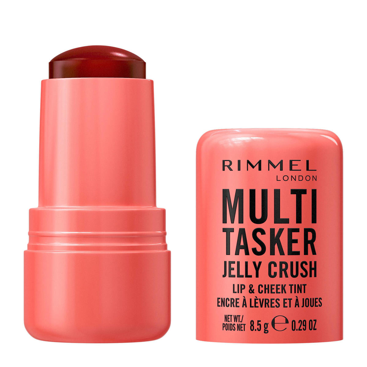 RIMMEL LONDON MULTITASKER JELLY CRUSH blush and lipstick stick #300-Peachy Punch 8.5 gr