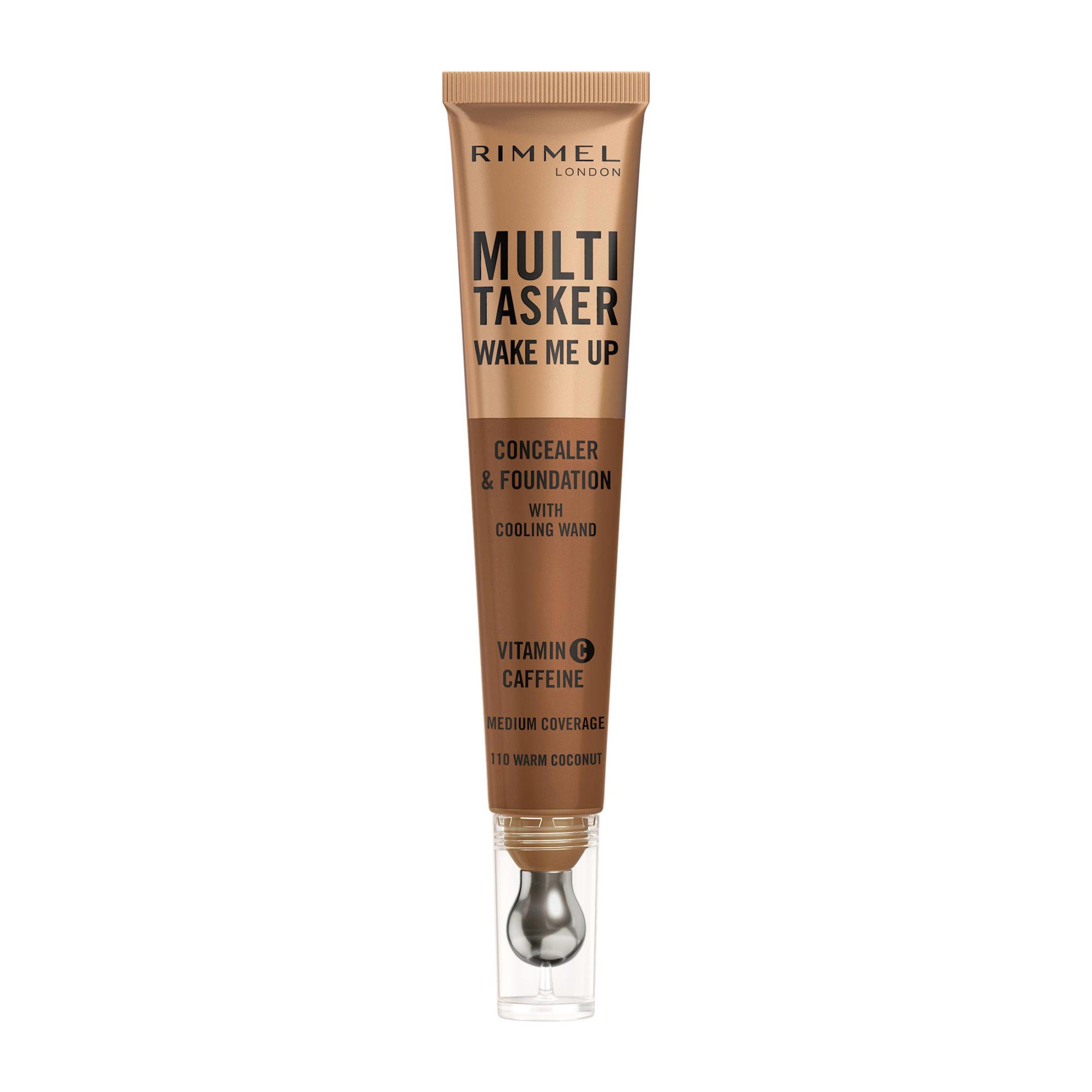 RIMMEL LONDON MULTITASKER WAKE ME UP concealer and foundation #Warm Coconut 20 ml