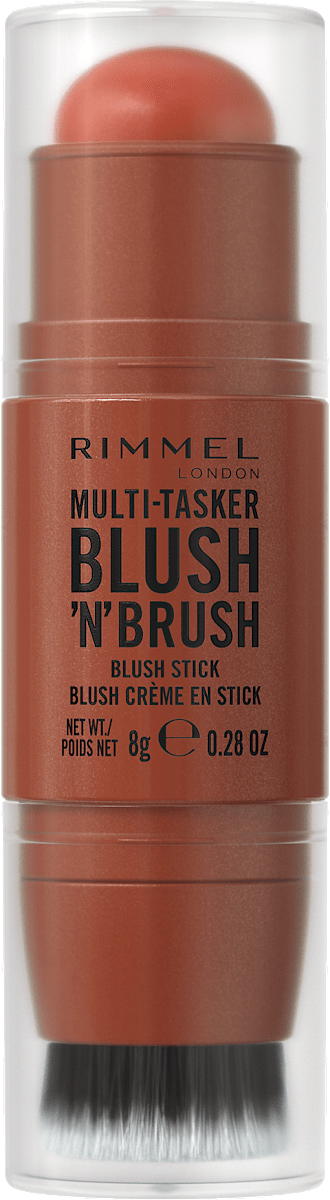 RIMMEL LONDON MULTI-TASKER BLUSH 'N' BRUSH stick #300-Nearly Suede 8 gr