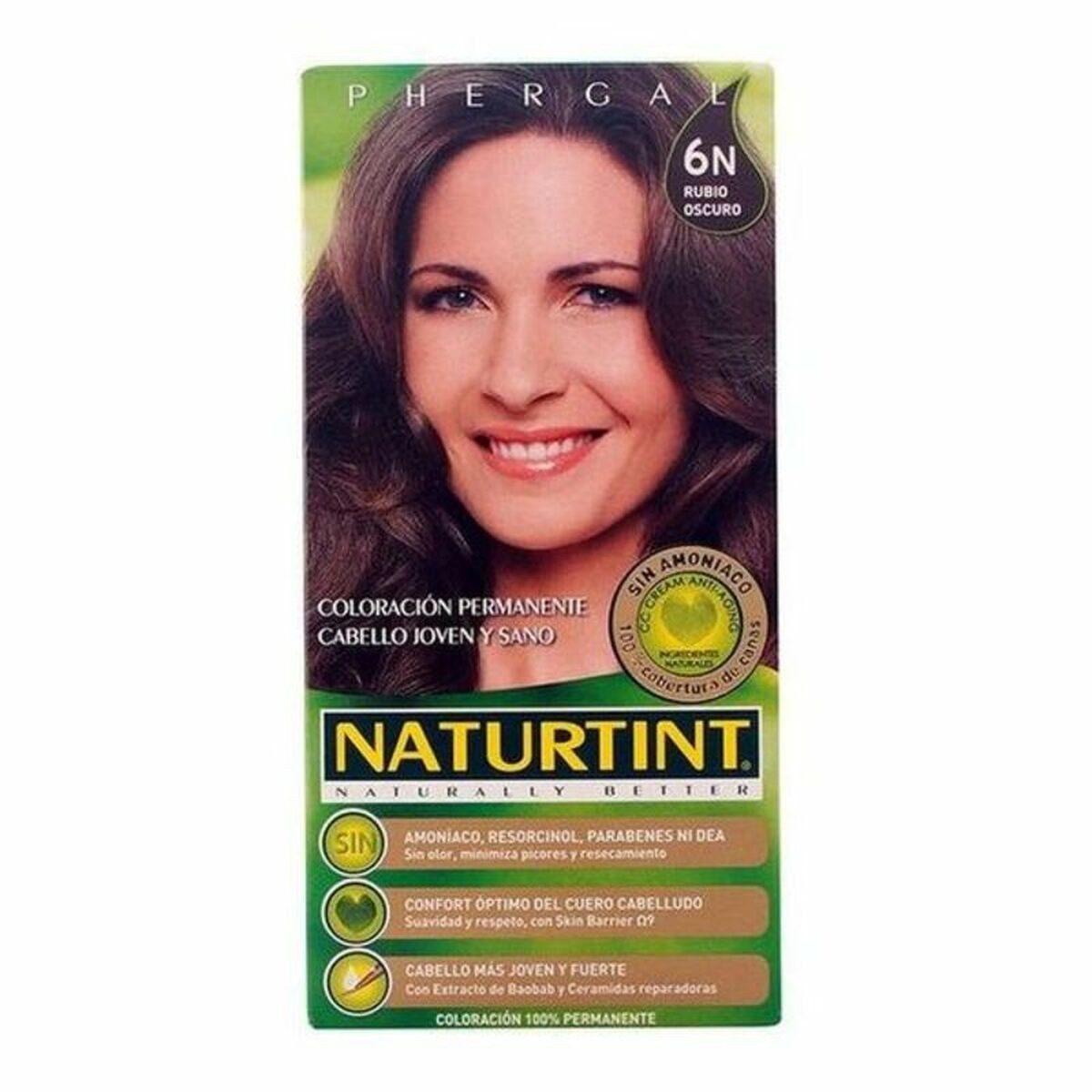 NATURTINT ammonia-free dye #6N-Dark Blonde 170 ml