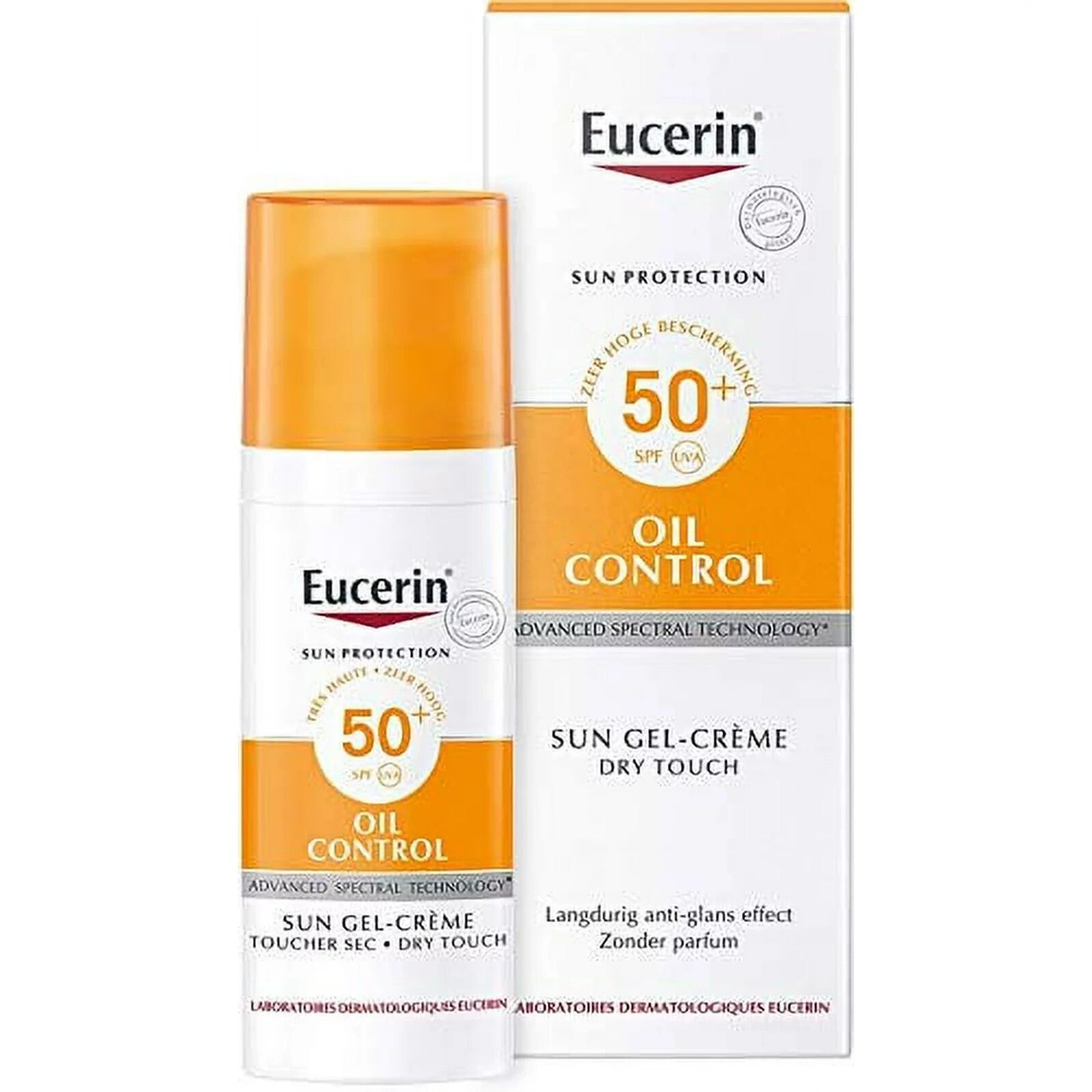 EUCERIN SUN FACE OIL CONTROL DRY TOUCH gel-cream SPF50+ 50 ml