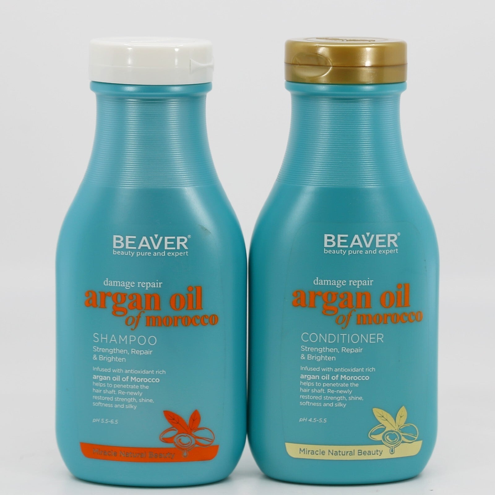 BEAVER  ARGAN OIL & KERATIN repairing shampoo 350 ml